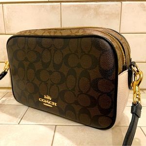 Coach Jes Crossbody in Signature Canvas, Excellent Condition